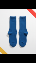 Shock Blue Statement Socks