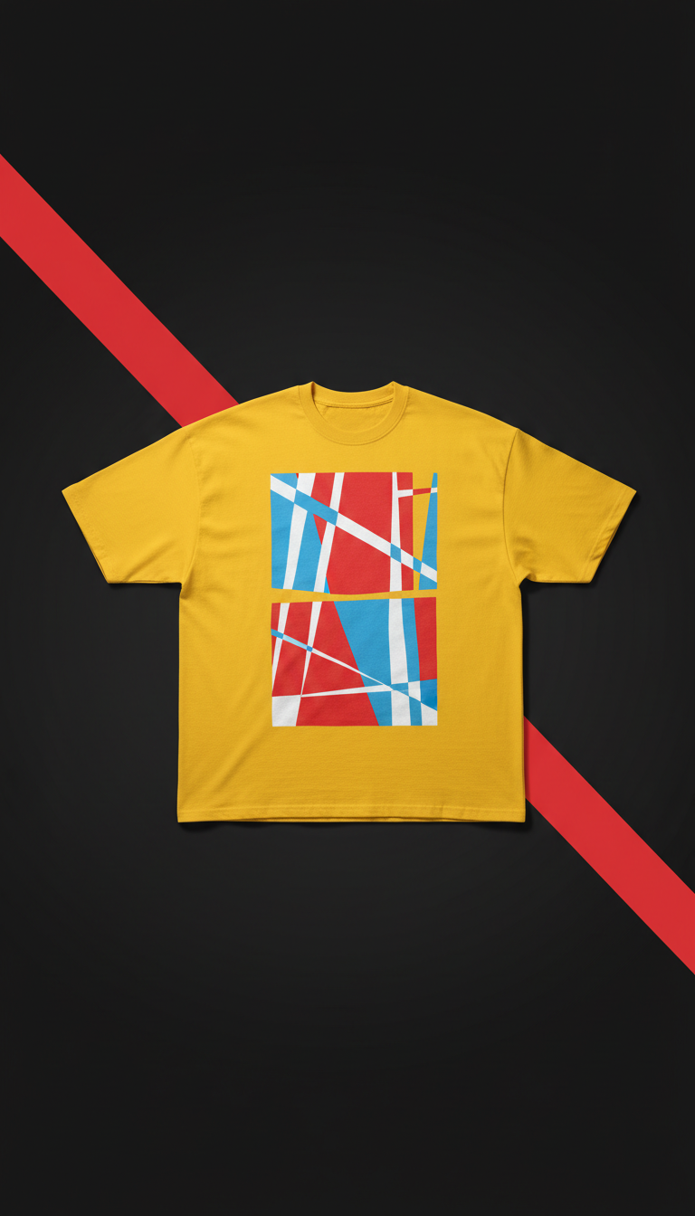 Voltage Yellow Oversized Graphic Tee