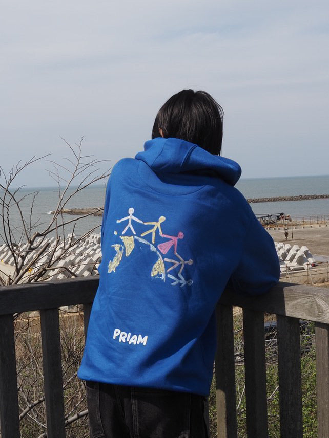 BE HUMAN hoodie representing unity and human imperfection