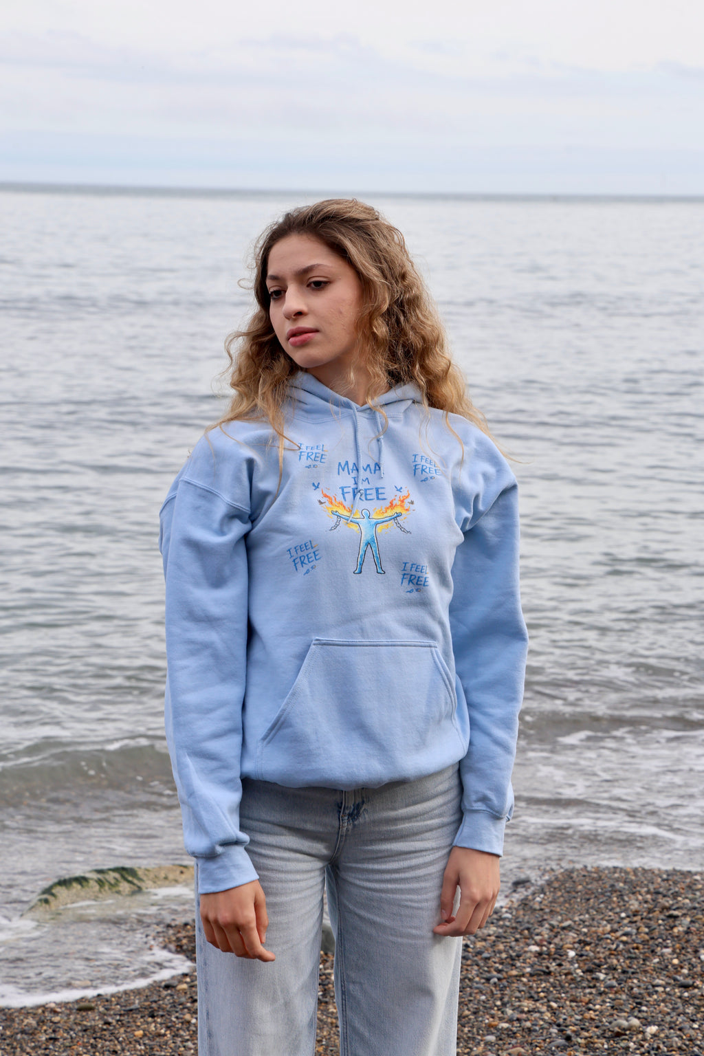 MAMA I’M FREE Hoodie — A moment of release