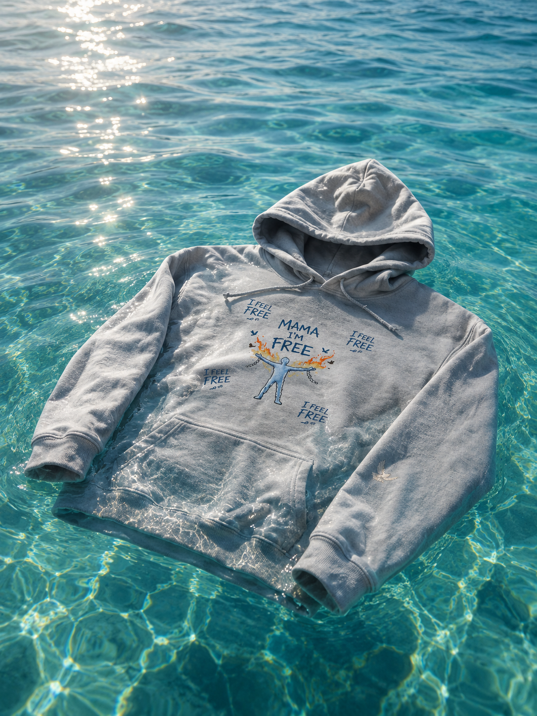 MAMA I’M FREE Hoodie — A moment of release