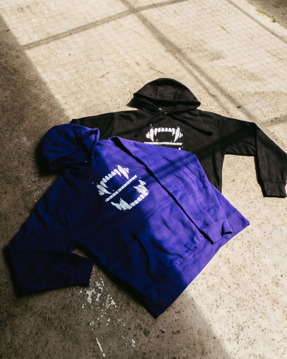 DARK FANTASY hoodie detail with graphic print