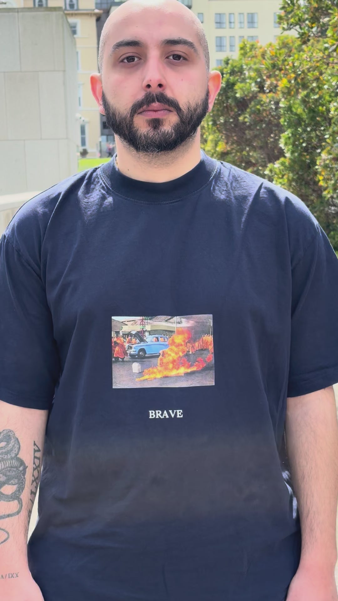 BRAVERY Tee – Facing Life Despite Fear